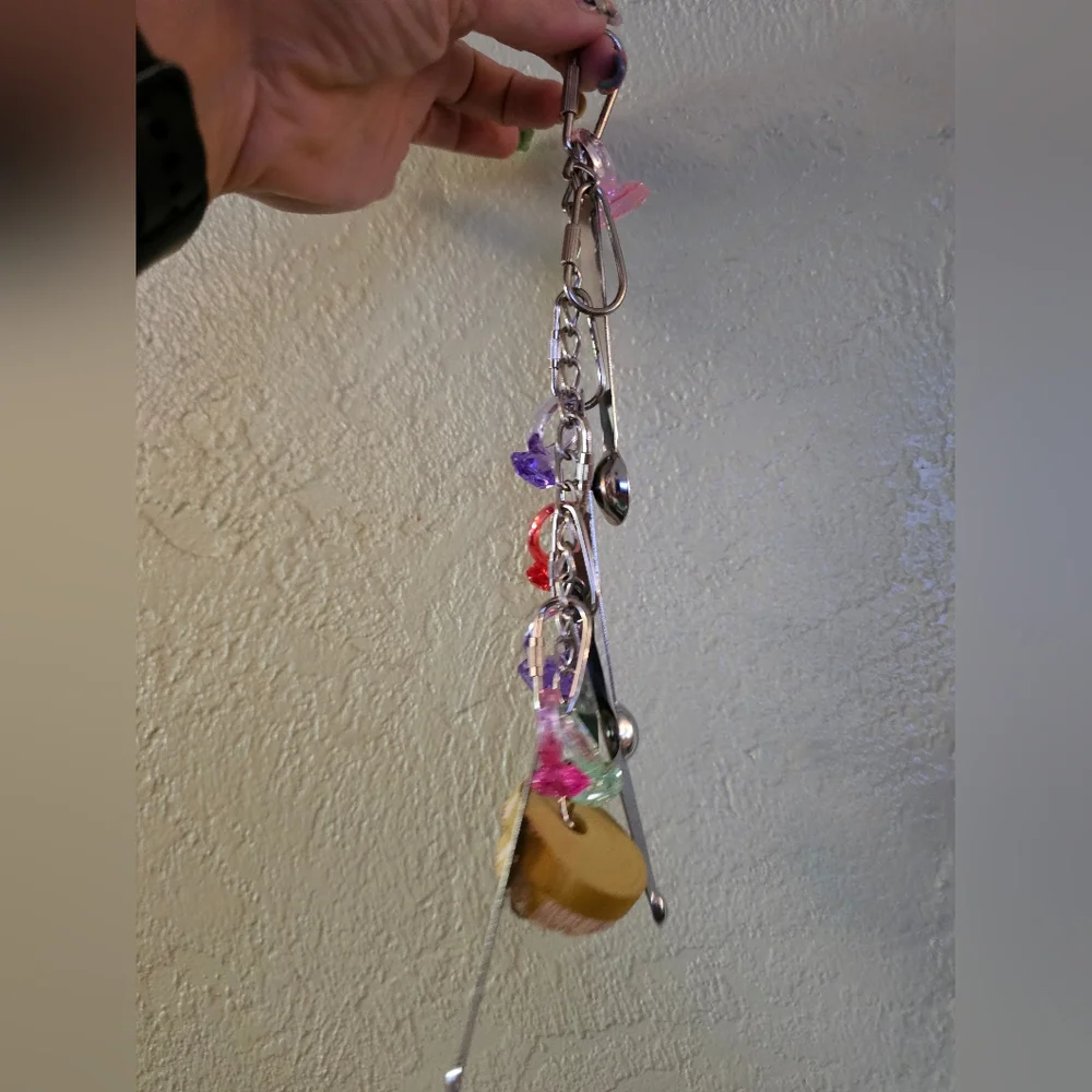 MEDIUM Parrot Toy Stainless Steel